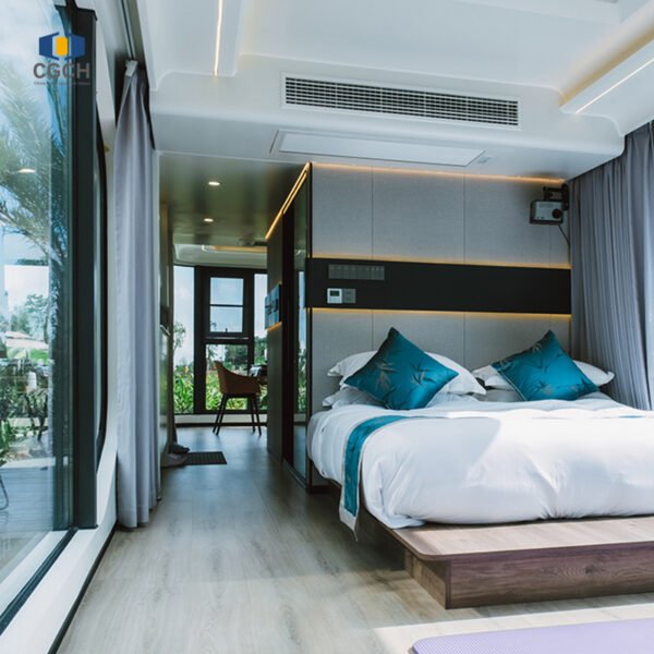 40ft Luxury Mobile Hotel Cabin, Modern Prefab Home, Modular Dormitory, Capsule Home for Camping and Apartments