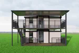 Modular double-layer detachable container house - free combination, unlimited expansion