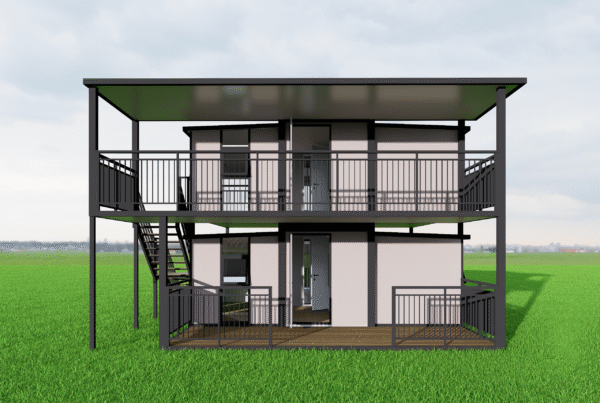 Modular double-layer detachable container house - free combination, unlimited expansion