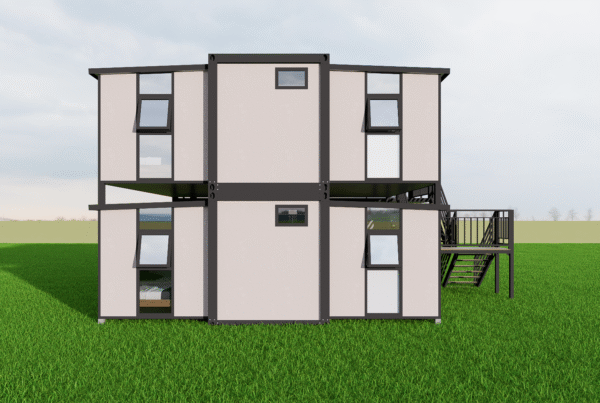 Modular double-layer detachable container house - free combination, unlimited expansion