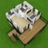 Modular double-layer detachable container house - free combination, unlimited expansion