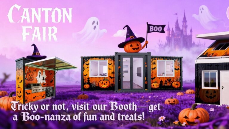 Halloween meets the Canton Fair, and the container house company “CANTO” invites you to a “ghostly” feast