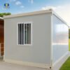 Professional-grade Z-shaped folding container house | Earthquake resistance level 9, wind resistance level 12, load capacity 150kg/m²