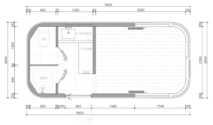 CGCH capsule hous-K3 floor plan