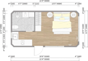 CGCH capsule hous-SA30 floor plan