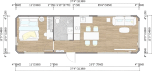 CGCH capsule hous-SA70 floor plan