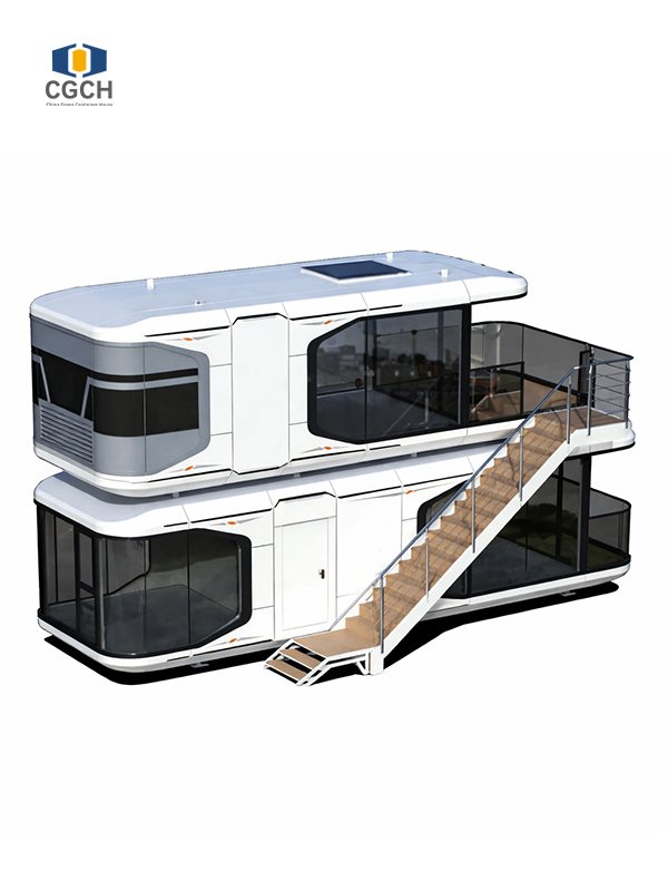 K5+K7-CGCH sapce capsule house-exterior view K5+K7-CGCH sapce capsule house-exterior view