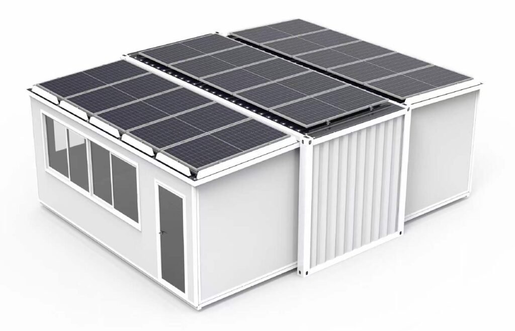 modular home-CGCH expandable container house with solar panel