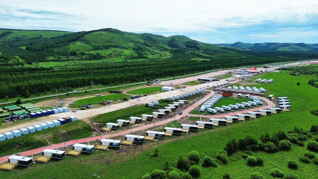 modular homes-space capsule house-Mongolian Resort Project