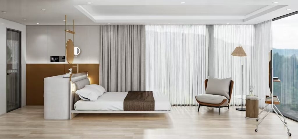 modular homes-space capsule house-finished interior