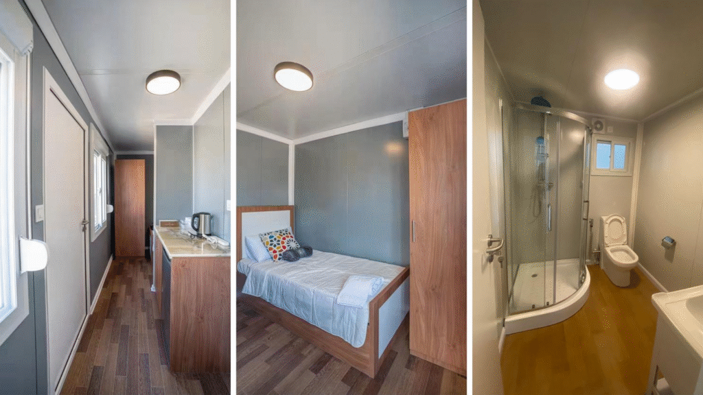 modular homes-the interior of the container house can be customized