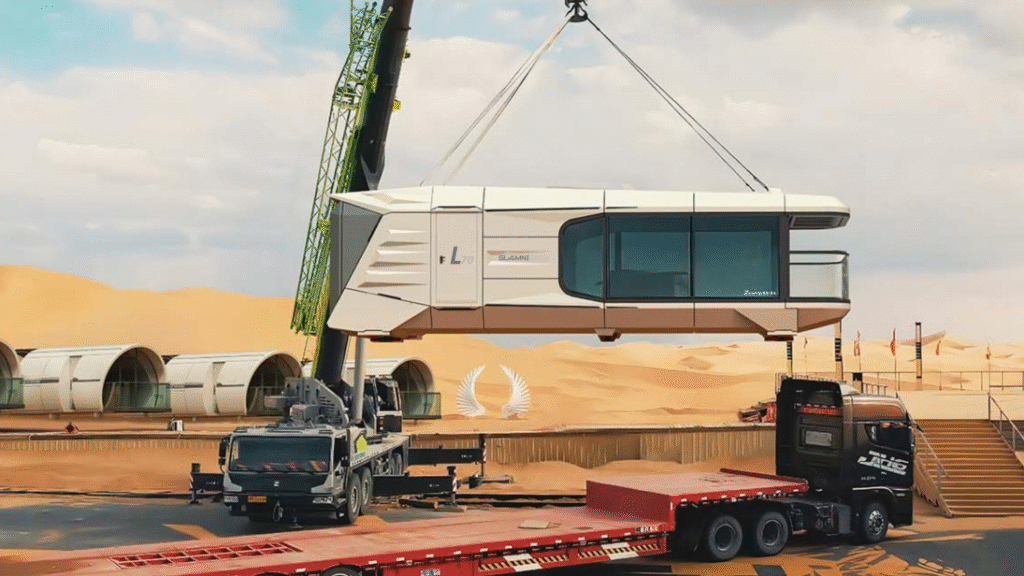 modular homes-transportation