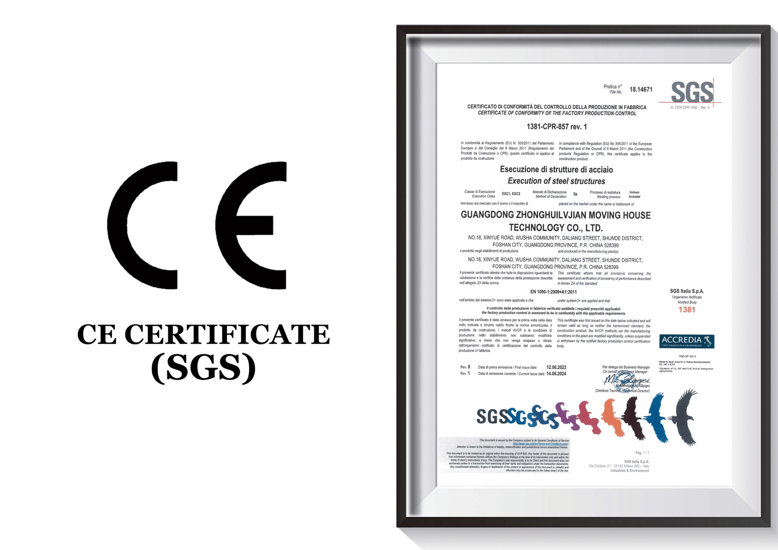 modular homes-CGCH certification-ISO