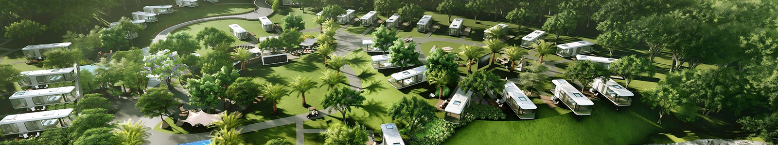 modular homes-CGCH space container house-glamping pod image